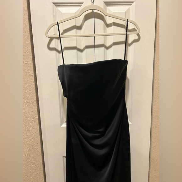 NWT Derek Lam 10 Crosby Harriet Strapless Midi Black Dress , size 4 - Picture 12 of 15